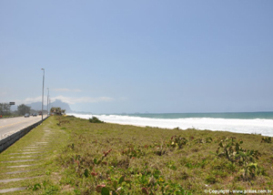 Praia da Reserva no bairro da Barra da Tijuca